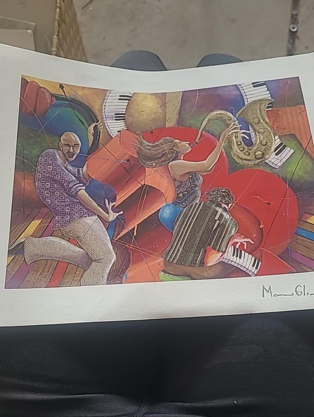 Marcus Glenn “Love That Jazz” Seriolithograph – Park West COA
